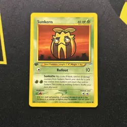 1st Edition Sunkern 83/105 LP -Vintage Pokemon Card- Neo Destiny (7q) - Image 1