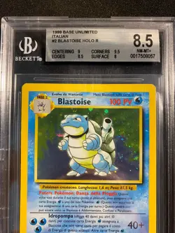Blastoise 2/102 holo ITA 🇮🇹 Set Base Mint Pokemon Card 📩 - Image 3
