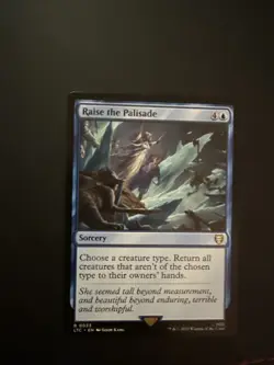Raise the Palisade 0023 Lord of the Rings Tales Middle Earth MTG Card - Image 1