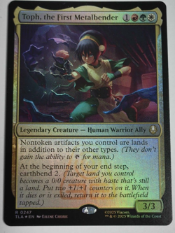 FOIL Toph, the First Metalbender - Avatar: The Last Airbender #247 Mtg - Image 1
