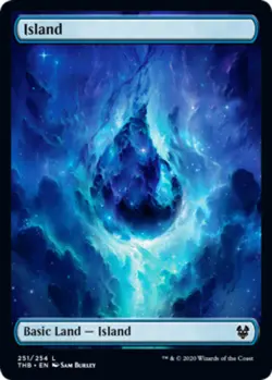 Hero Deal, French - 4 x MTG Island (251) Theros Beyond Death - Image 1