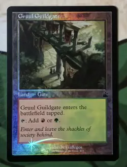 X 1 Gruul Guildgate FOIL NM-M Retro Frame Ravnica Remastered 403 MTG Magic - Image 1