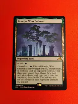 MTG Boseiju Who Endures Kamigawa Neon Dynasty #266 Regular NM - Image 1