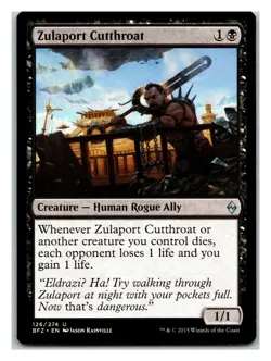 Battle for Zendikar #126 Zulaport Cutthroat - Image 1
