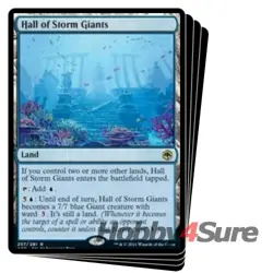 Hall Of Storm Giants X4 M/NM Magic MTG Adventures In The Forgotten Realms - Image 1