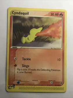 Cyndaquil - ex Sandstorm Common 59/100 2003 Pokemon - Image 4