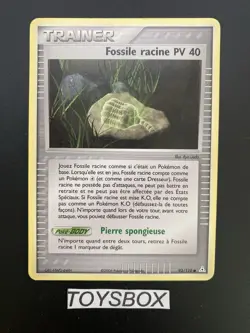 Carte Pokemon Fossile Racine PV 40 93/110 / Bloc EX Fantomes Holon / Exc FR - Image 2