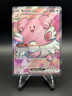 Blissey ex 201/167 - Full Art Ultra Rare Twilight Masquerade Pokemon TCG - Image 1