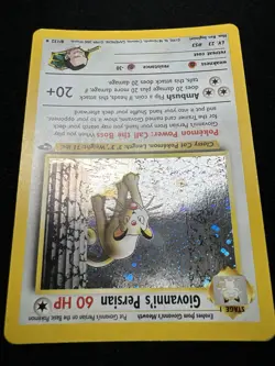 Giovanni's Persian 8/132 Gym Challenge Holo Rare Unlimited WOTC Pokemon - LP - Image 4