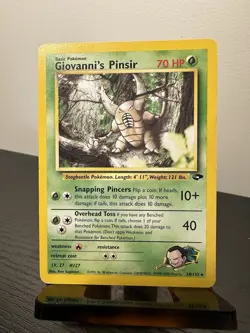 Pokemon TCG Giovanni's Pinsir 24/132 Gym Challenge - Image 1