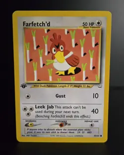 Pokemon TCG - FARFETCH'D - 1ST EDITION - 43/64 - NEO REVELATION (2001) - MP - Image 1