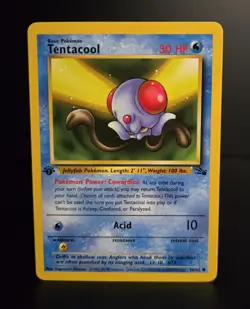 Pokemon TCG - TENTACOOL - 1ST EDITION - 56/62 - FOSSIL (1999) - WOTC - LP/NM - Image 1