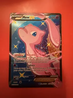 Pokemon Mew EX Full Art RC24/RC25 Legendary Treasures Radiant Collection Holo - Image 1