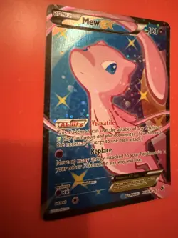 Pokemon Mew EX Full Art RC24/RC25 Legendary Treasures Radiant Collection Holo - Image 5