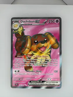 2024 Pokemon Stellar Crown Dachsbun ex 160/142 NM - Image 1