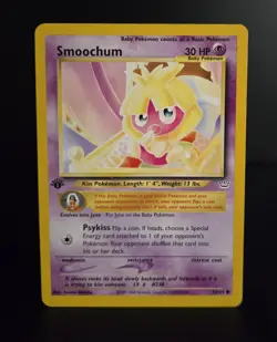 Pokemon TCG - SMOOCHUM - 1ST EDITION - 54/64 - NEO REVELATION (2001) - WOTC - LP - Image 1