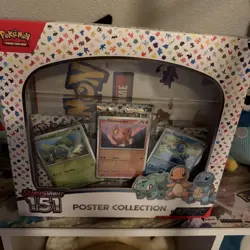 Nintendo Pokemon TCG Scarlet & Violet - 151 Poster Collection Box - 3 Packs 820650853166 - Image 1