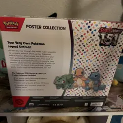 Nintendo Pokemon TCG Scarlet & Violet - 151 Poster Collection Box - 3 Packs 820650853166 - Image 2