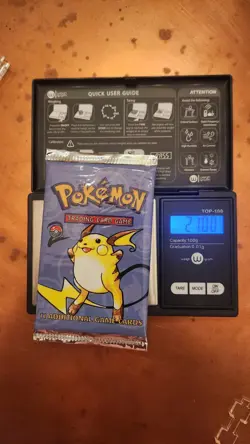 Pokemon Base Set 2 Booster Pack 21G Raichu Art - Image 1