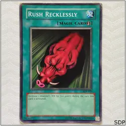 Rush Recklessly - SDP-033 - Common Unlimited Yugioh - Image 1