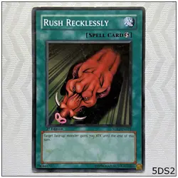 Rush Recklessly - 5DS2-EN022 - Common 1st Edition Yugioh - Image 1