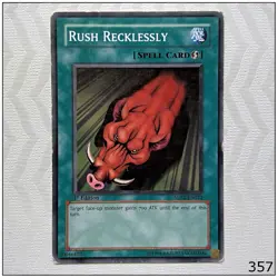Rush Recklessly - 5DS2-EN022 - Common 1st Edition Yugioh - Image 1