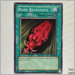 Rush Recklessly - SDP-033 - Common Unlimited Yugioh - Image 1