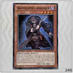 Gravekeeper's Ambusher - LVAL-EN032 - Common 1st Edition Yugioh - Image 1