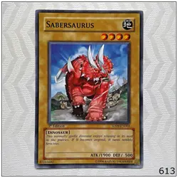 Sabersaurus - SD09-EN003 - Common 1st Edition Yugioh - Image 1