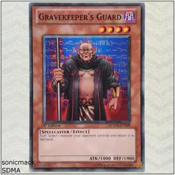 Gravekeeper's Guard - SDMA-EN009 - Common 1st Edition Yugioh - Image 1