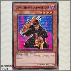 Gravekeeper's Cannonholder - SDMA-EN012 - Common 1st Edition Yugioh - Image 1