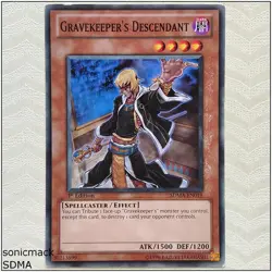 Gravekeeper's Descendant - SDMA-EN019 - Common 1st Edition Yugioh - Image 1