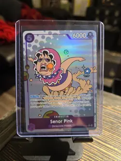 One Piece TCG Senor Pink Rare R OP10-067 Royal Blood English Foil Alt Art - Image 1