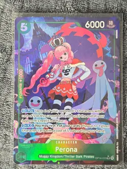 Perona Alt Art Op14 The Azure Sea’s Seven One Piece Tcg English W/ Girls Promo - Image 3