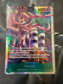 One Piece TCG Perona OP14-033 SR Super Rare THE AZURE SEA'S SEVEN ENGLISH - Image 1
