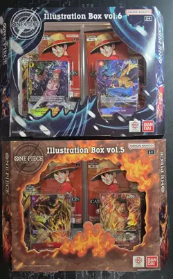 ONE PIECE Illustration Box Vol 5 And 6 Lot - New SEALED PRB-02 OP-13 - Image 1