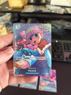 PERONA - OP01-077 - BOX TOPPER PROMO ROMANCE DAWN NM ONE PIECE TCG - Image 2