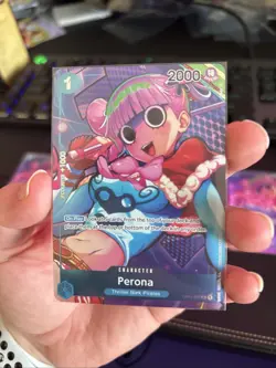 PERONA - OP01-077 - BOX TOPPER PROMO ROMANCE DAWN NM ONE PIECE TCG - Image 4