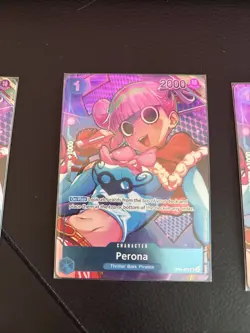 PERONA - OP01-077 - BOX TOPPER PROMO ROMANCE DAWN NM ONE PIECE TCG - Image 5