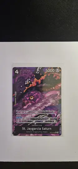 One Piece Carrying On His Will St Jaygarcia Saturn OP13-083 Alternate Alt Art NM - Image 1