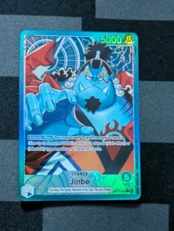 One Piece TCG OP14-040 Jinbe Leader Alt Art English - Image 1