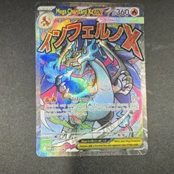 Pokemon Mega Charizard X EX Promo Holo Card 023 360HP English - Image 1