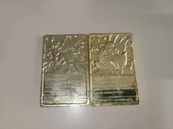 Pokemon Gold Plated Cards Charizard & Jigglypuff Pre-Owned - Image 3