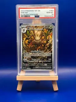 Shiftry 163/162 Pokemon Card Temporal Forces Illustration Rare PSA 10 Gem Mint - Image 1