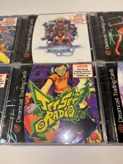 COMPLETE SET SEGA DREAMCAST CD TRADING CARDS LIMITED RUN GAME 500 EXCLUSIVE LOGO - Image 2