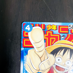 Monkey D Luffy P-033 PROMO ONE PIECE Card Weekly Shonen Jump 1/2023 - Image 3
