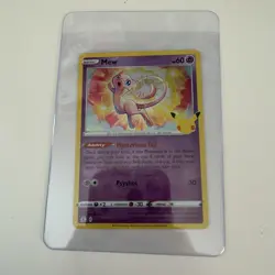 Pokemon Celebrations Mew Holo Rare Card 011/025 Near Mint Condition! - Image 3