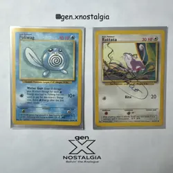 Pokemon TCG Base Set Unlimited Card Lot (9 cards) Non Holo Commons and Uncommons - Image 4