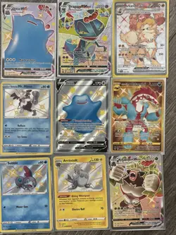 Pokemon TCG Shiny Holo Foil Full Art V, VMAX, EX Card Lot 15 Centiskorch Crobat - Image 2