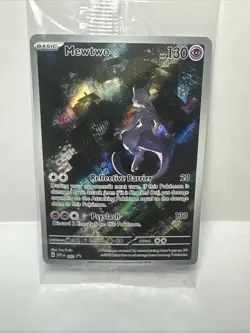 Mewtwo SEALED Promo Card 052 : SVP Scarlet & Violet Holo : 151 UPC C - Image 1